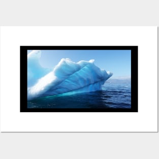 iceberg frozen sea nature Posters and Art